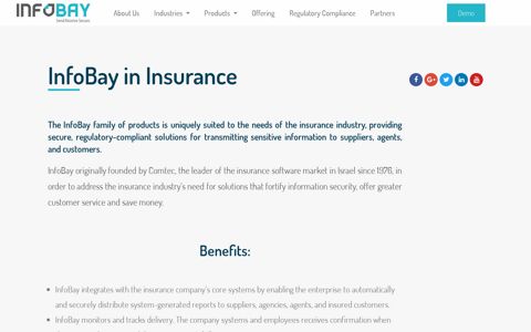 InfoBay in Insurance - InfoBay Security