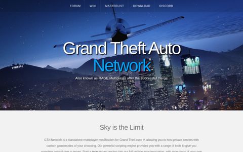 GTA Network Homepage