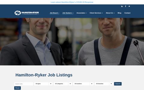 Job Listings | Hamilton-Ryker™