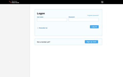 Client Portal - Logon