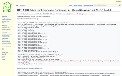 HTTPMOD Beispielkonfiguration zur Anbindung ... - FHEM Wiki
