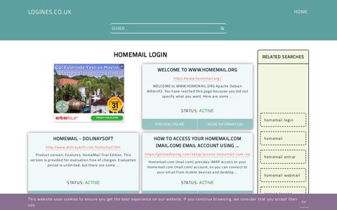 homemail login - General Information about Login