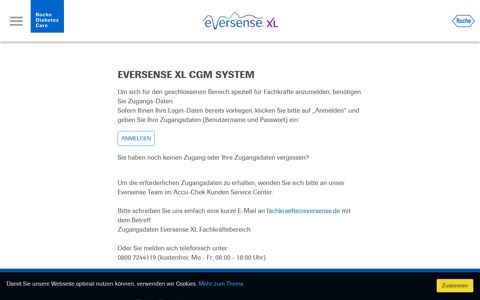 login | Eversense - das Eversense® XL CGM System