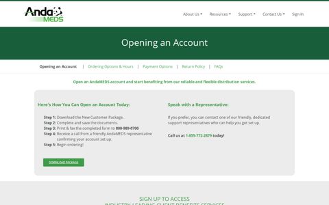 New Account Registration | AndaMEDS