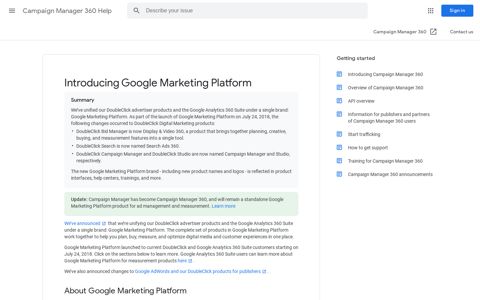 Introducing Google Marketing Platform - Campaign Manager ...