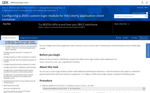 Configuring a JAAS custom login module for the Liberty ... - IBM