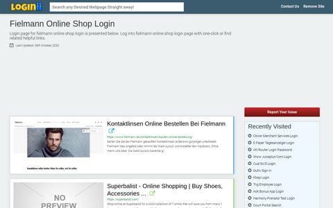 Fielmann Online Shop Login - Loginii.com