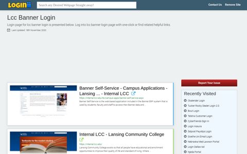 Lcc Banner Login - Straight Path to Any Login Page!