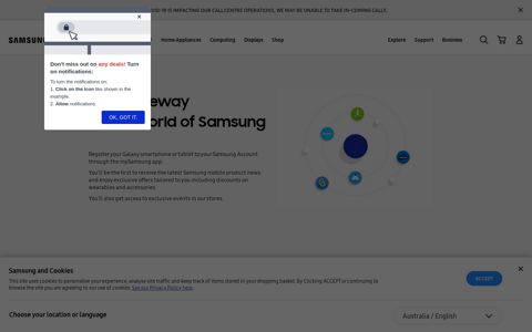 How to register your Samsung Galaxy smartphone or tablet ...