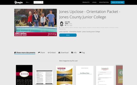 Jones Upclose - Jones County Junior College - Yumpu