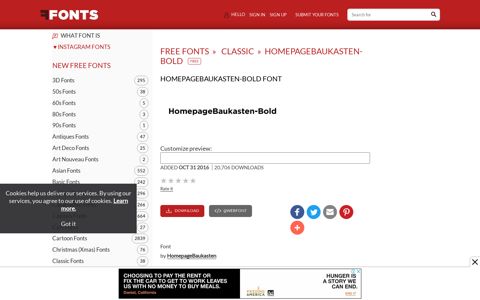 HomepageBaukasten-Bold Font - FFonts.net
