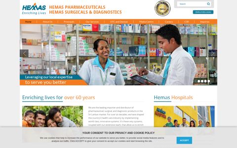 Hemas - Pharmaceutical Distributor | Healthcare Sri Lanka