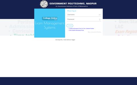 Login - Government Polytechnic Nagpur ...