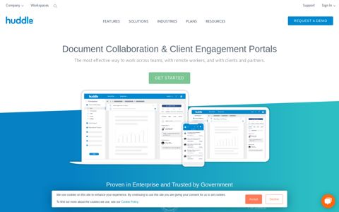 Huddle | Secure Document Collaboration & Client Portal ...