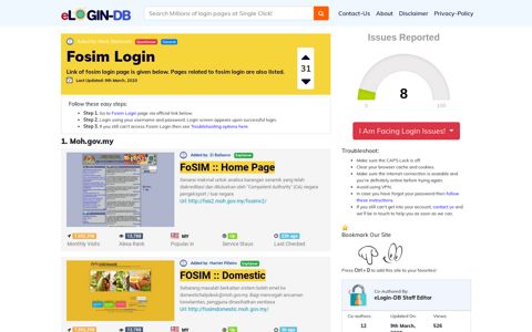 Fosim Login - A database full of login pages from all over the ...