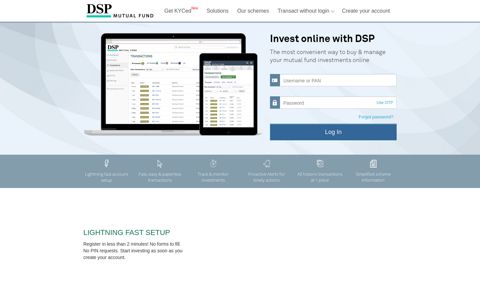 Fast, Easy and Paperless | Invest Online with DSP Mutual Fund