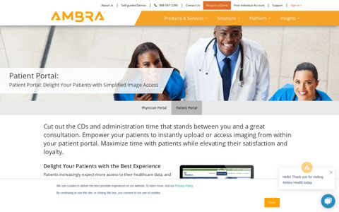 Patient Portal | Ambra Health | Your Medical Imaging Cloud