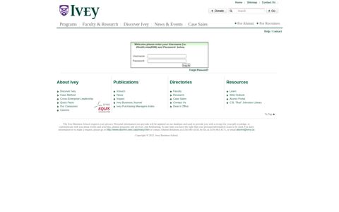 Alumni Portal - source url - Ivey Business School