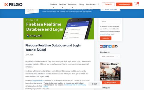 Firebase Realtime Database and Login Tutorial [2020]