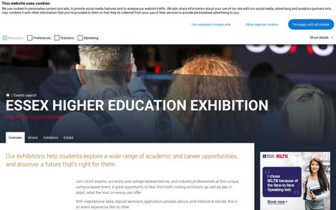 Essex higher education exhibition | Exhibition | UCAS