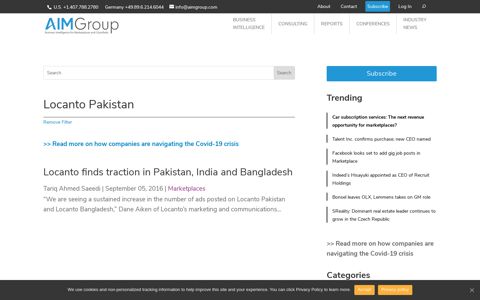 Locanto Pakistan - AIM Group