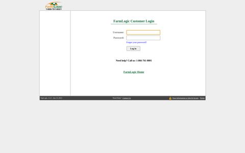 Customer Portal: Log In - FarmLogic