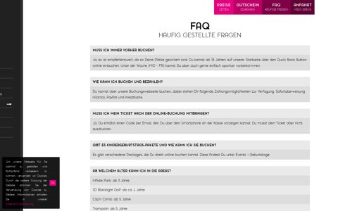 FAQ / Häufige Fragen - MAXXARENA die größte und ...