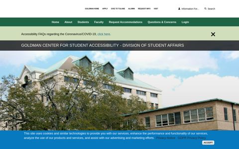 Tulane's Goldman Center for Student Accessibility