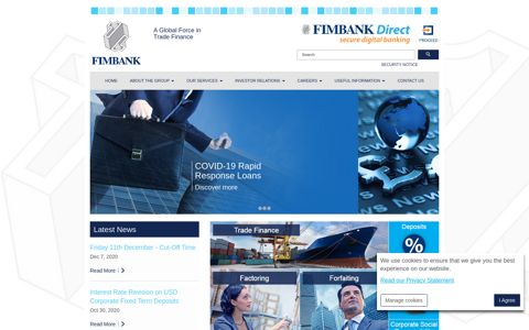 FIMBank - A Global Force in Trade Finance