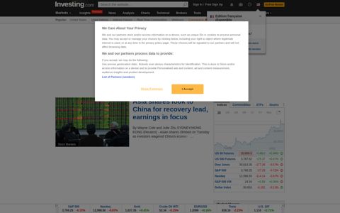 Investing.com - Stock Market Quotes & Financial News
