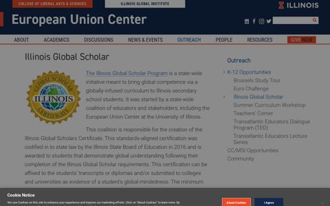 Illinois Global Scholar | European Union Center at Illinois