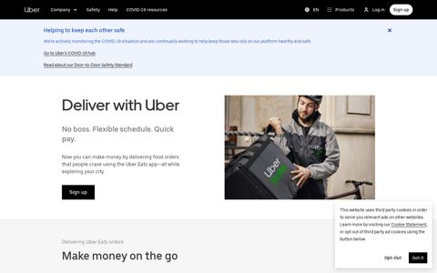 Deliver with Uber Eats - Be Your Own Boss | Uber