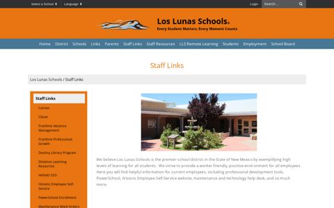 Staff Links - Los Lunas Schools