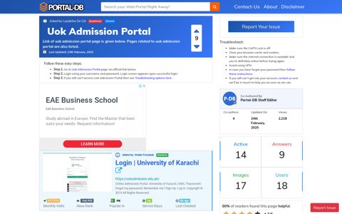 Uok Admission Portal