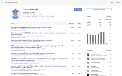 ‪Thomas Brunner‬ - ‪Google Scholar‬