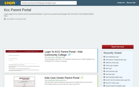 Kcc Parent Portal