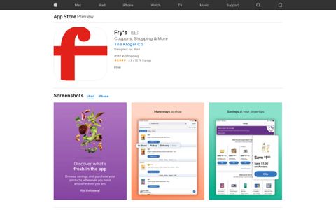 ‎Fry's on the App Store