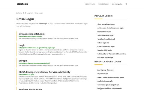 Emsa Login ❤️ One Click Access - iLoveLogin