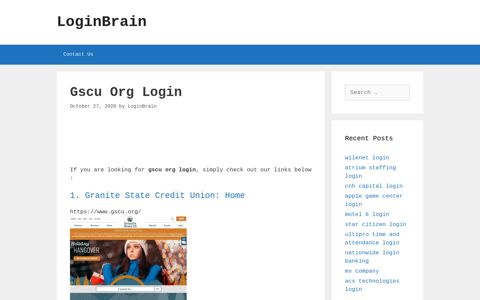 gscu org login - LoginBrain