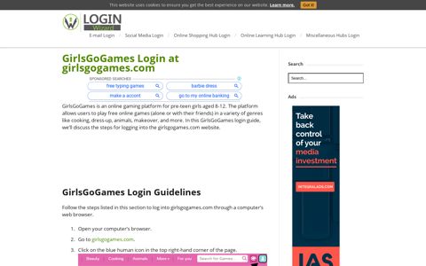 GirlsGoGames Login at girlsgogames.com - Login Wizard