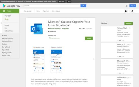 Microsoft Outlook: Organize Your Email & Calendar - Apps on ...