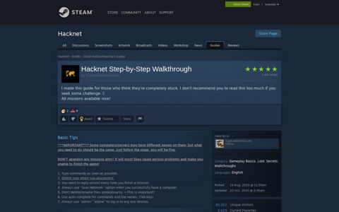 Guide :: Hacknet Step-by-Step Walkthrough - Steam Community