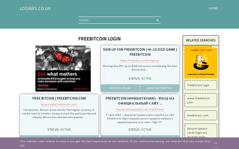 freebitcoin login - General Information about Login