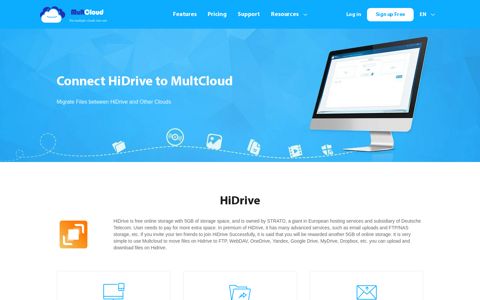 Transfer files on Hidrive to FTP, WebDAV, OneDrive, Yandex ...