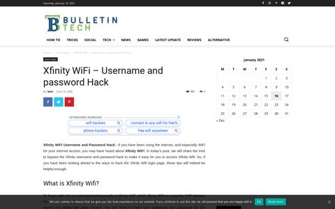 Hack Xfinity WiFi - Username and password easily