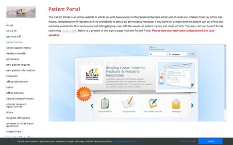 Patient Portal - Bowling Green Internal Medicine & Pediatric ...