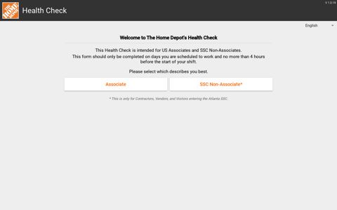 The Home Depot's Health Check