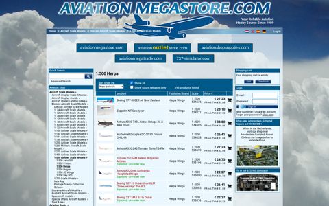 1:500 Herpa - AviationMegastore.com