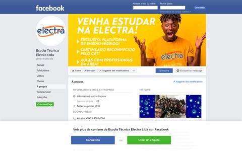 Escola Técnica Electra Ltda - About | Facebook