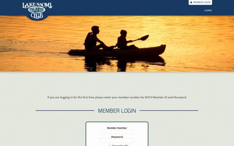 Lake Naomi Club: login